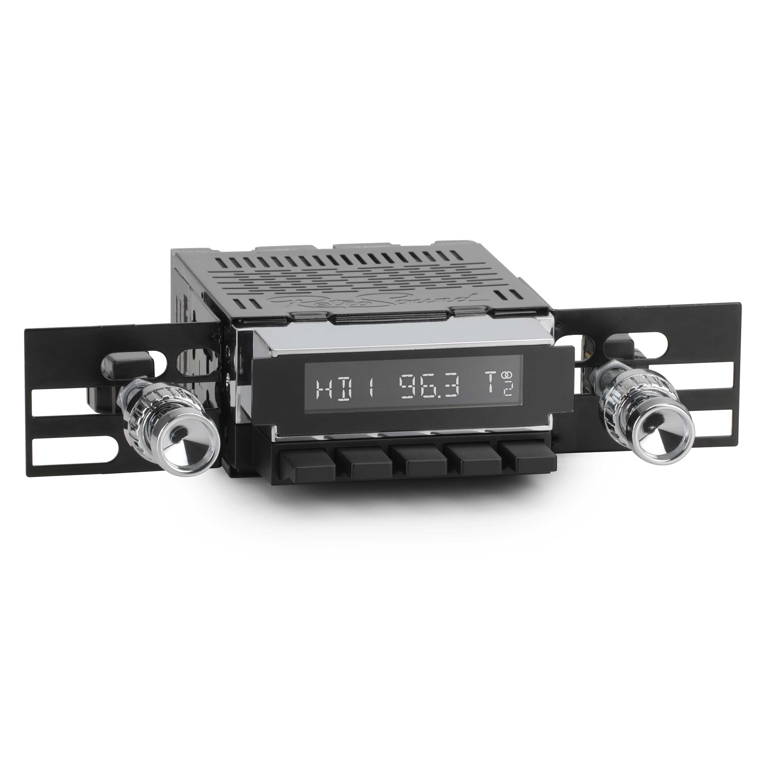 Redondo RS Radio Motor 2 with Black Pushbuttons and Chrome Knobs Kit 04-74