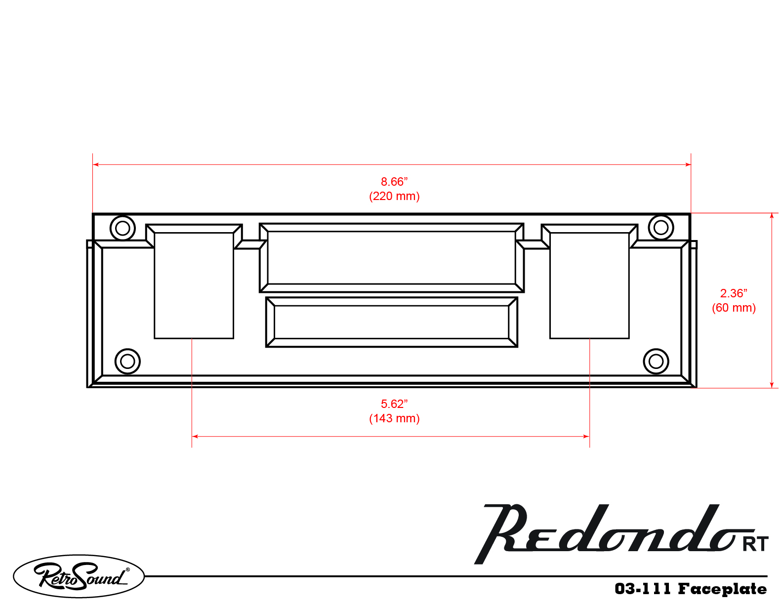 03-111 Faceplate