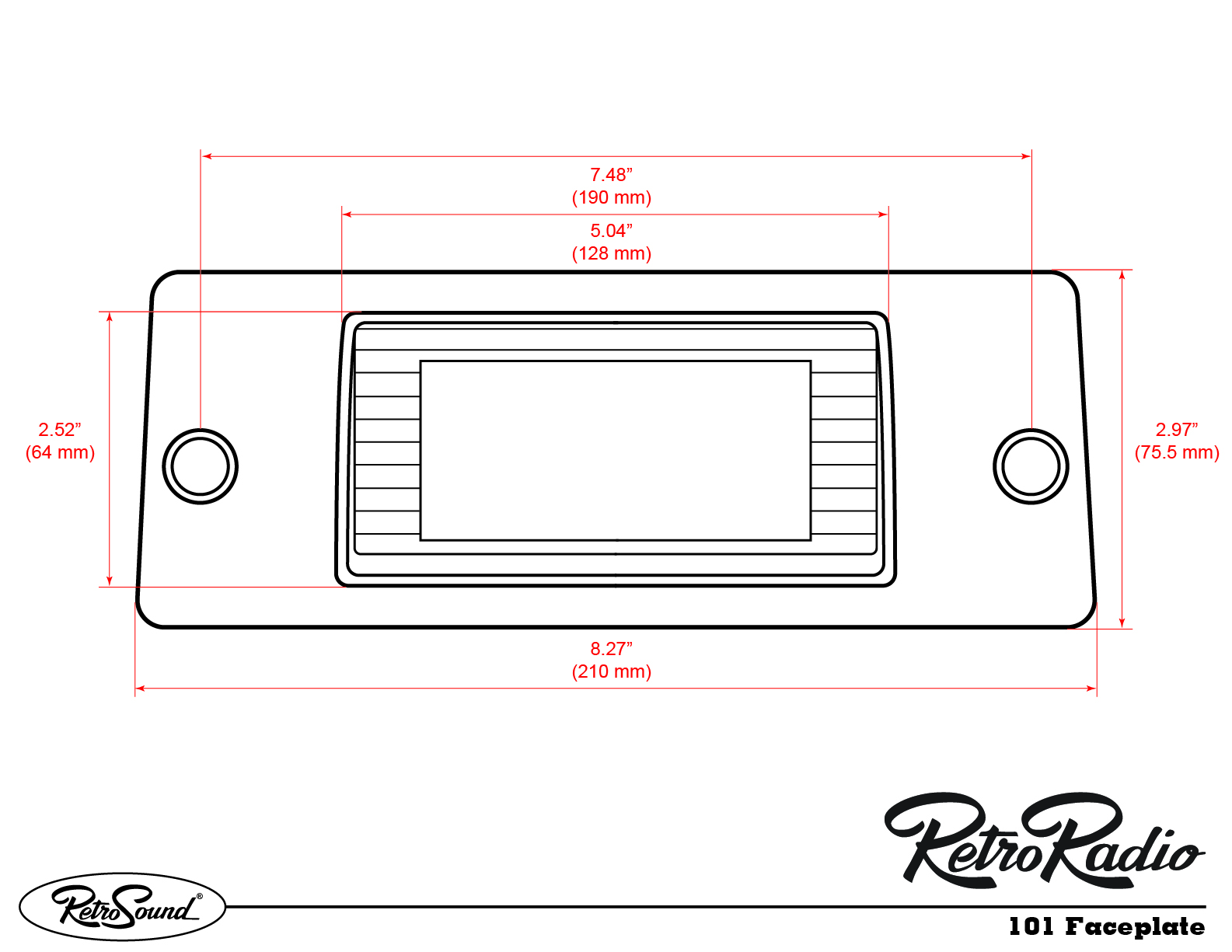 101 Faceplate