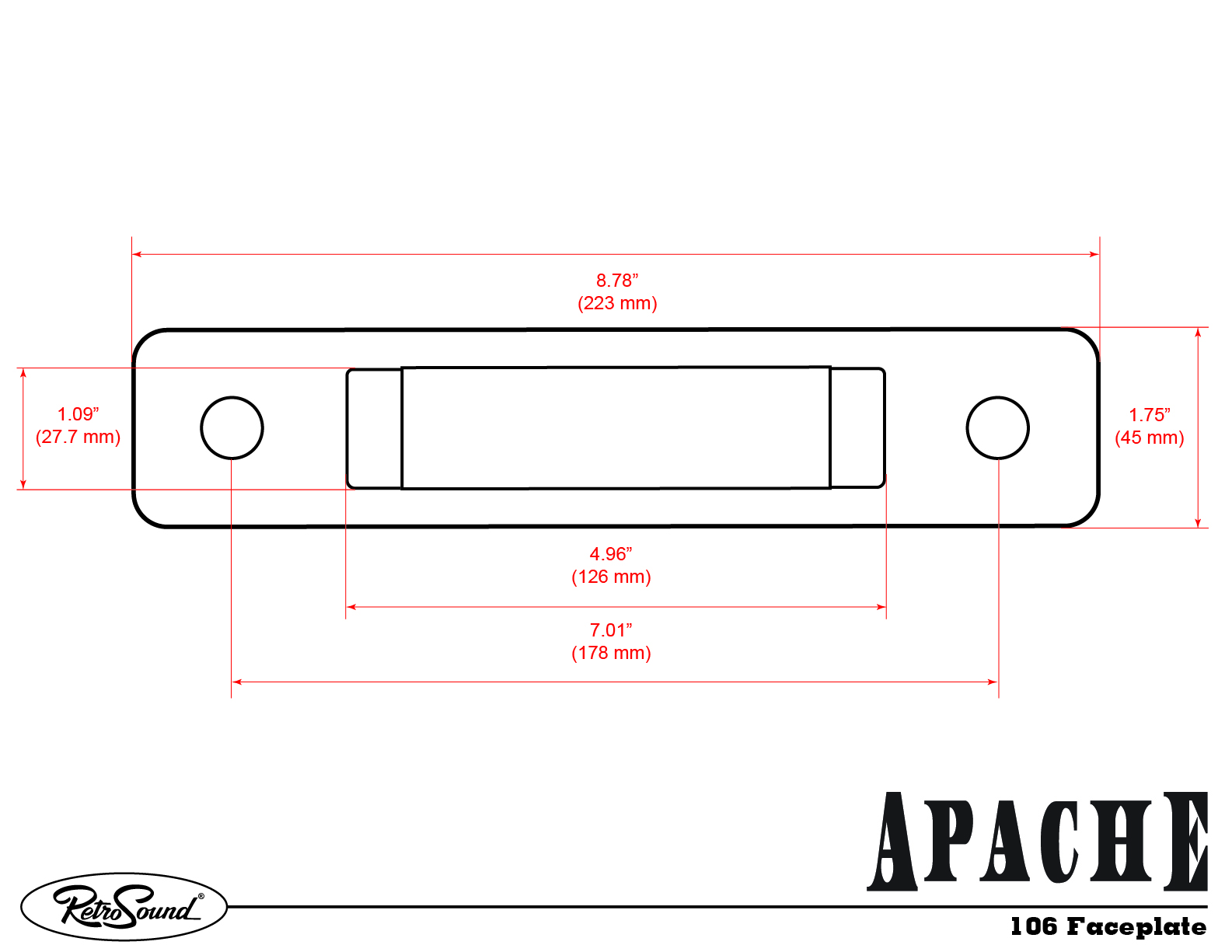 106 Faceplate
