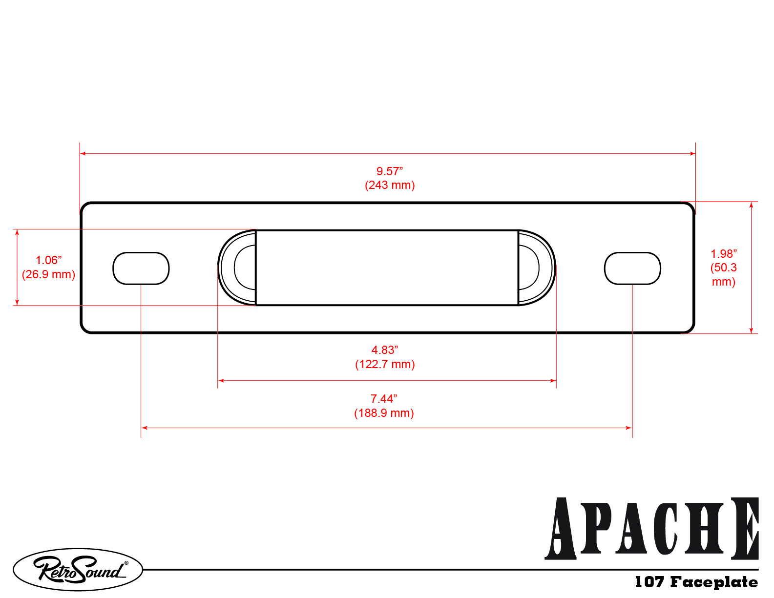 107 Faceplate