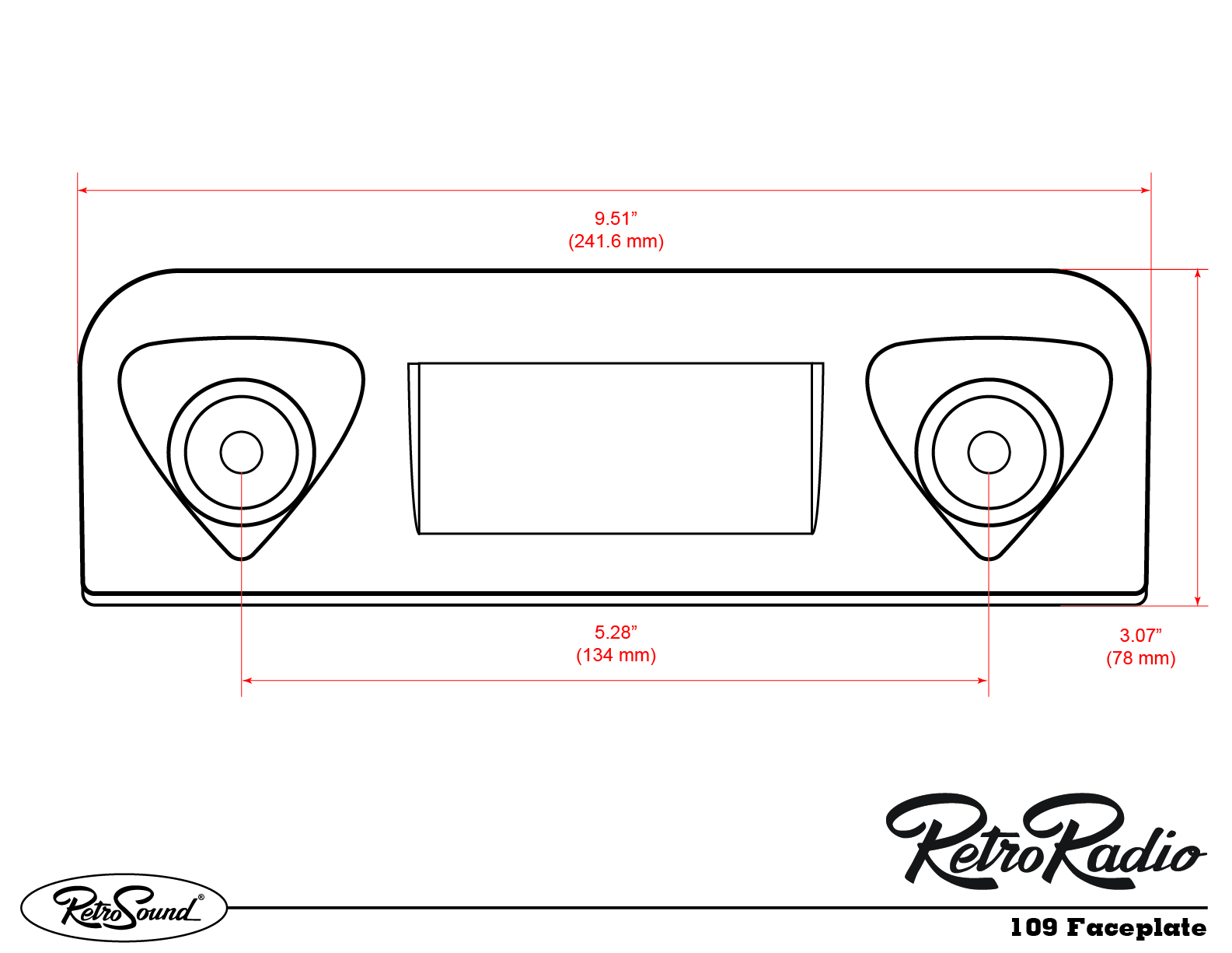 109 Faceplate