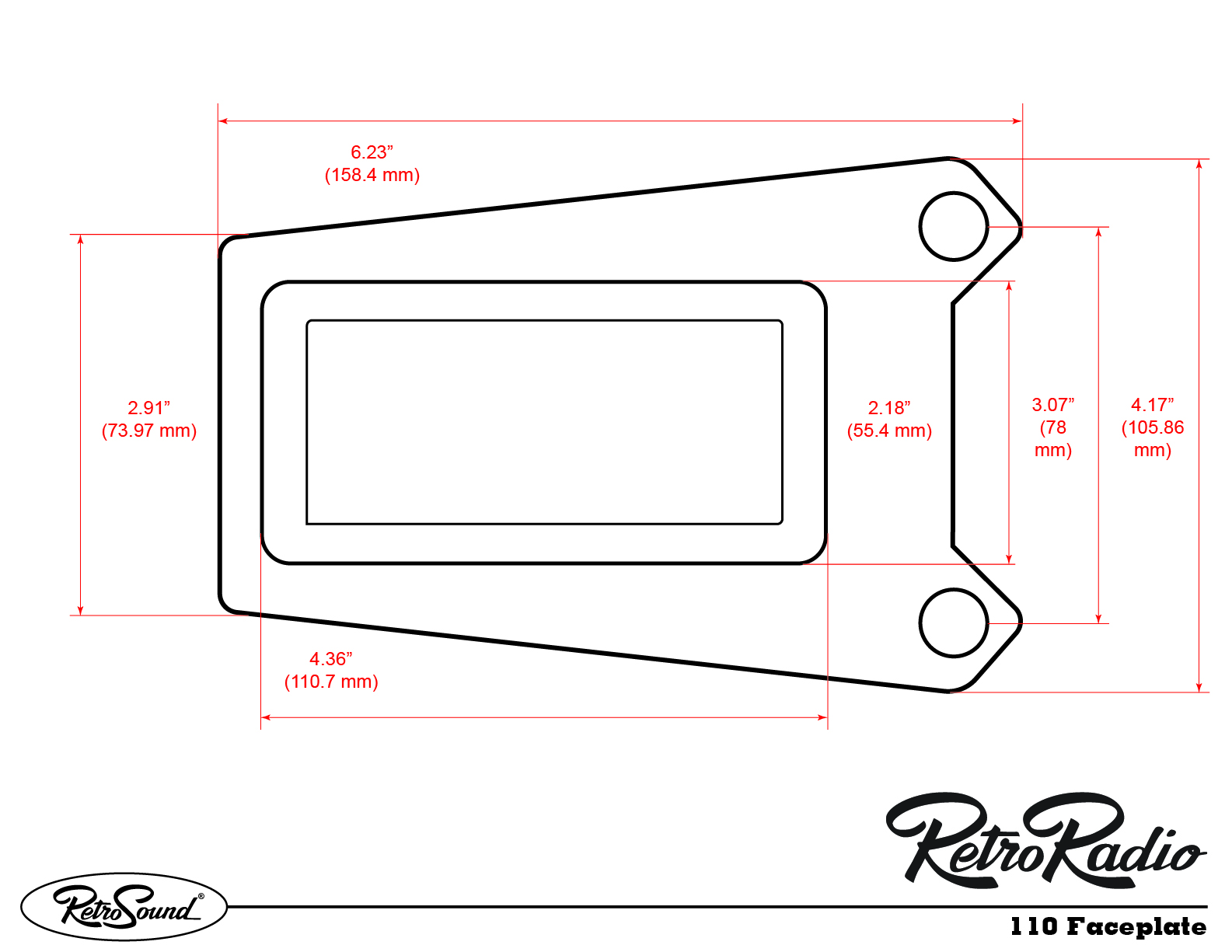 110 Faceplate