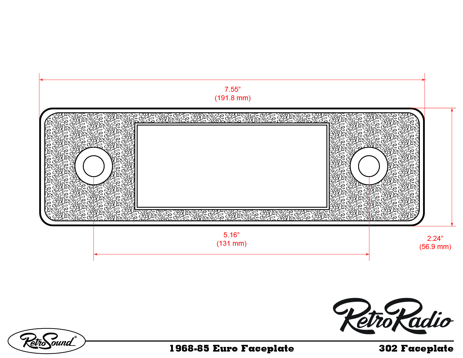 302 Faceplate