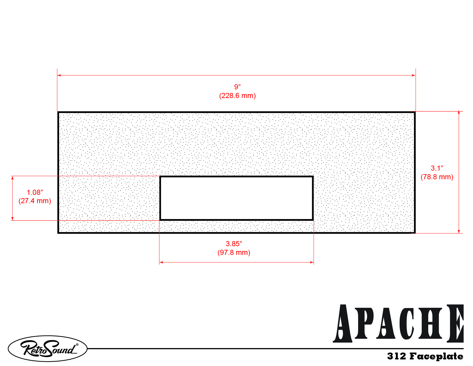 312 Faceplate
