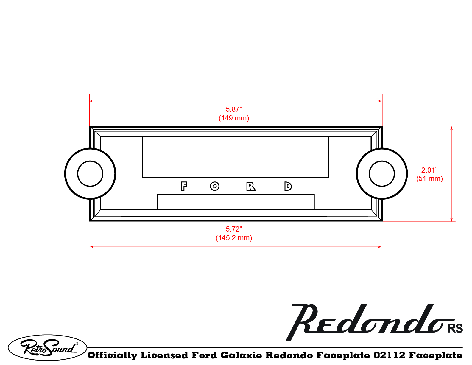 02112 Faceplate