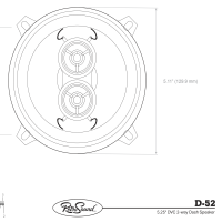 D-52 Speaker Print Diagram