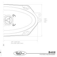 D-412 Speaker Print Diagram