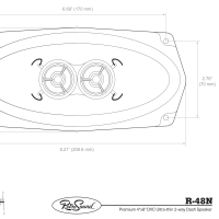 R-48N Speaker Print Diagram