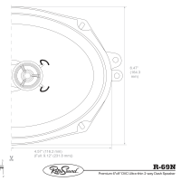 R-69N Speaker Print Diagram