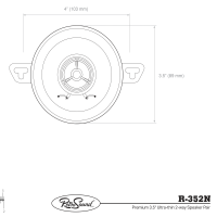 R-352N Speaker Print Diagram