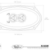 R-483N Speaker Print Diagram