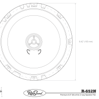 R-652N Speaker Print Diagram