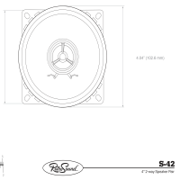 S-42 Speaker Print Diagram