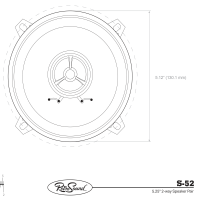 S-52 Speaker Print Diagram