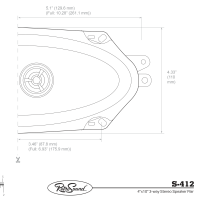 S-412 Speaker Print Diagram