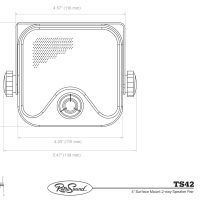 TS42 Speaker Print Diagram